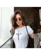 Faith Tshirt Cross